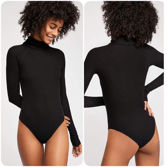 Free People Tops - Free People | Black All You Want Bodysuit XS